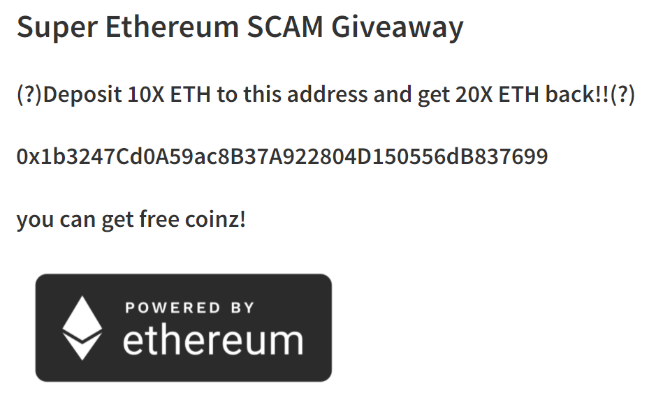 Scam Post