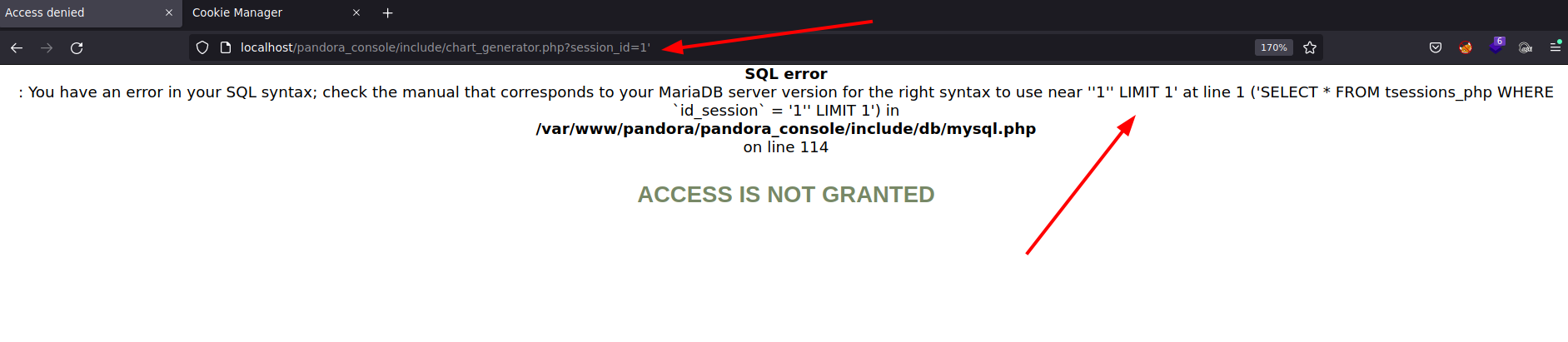 SQLI Success