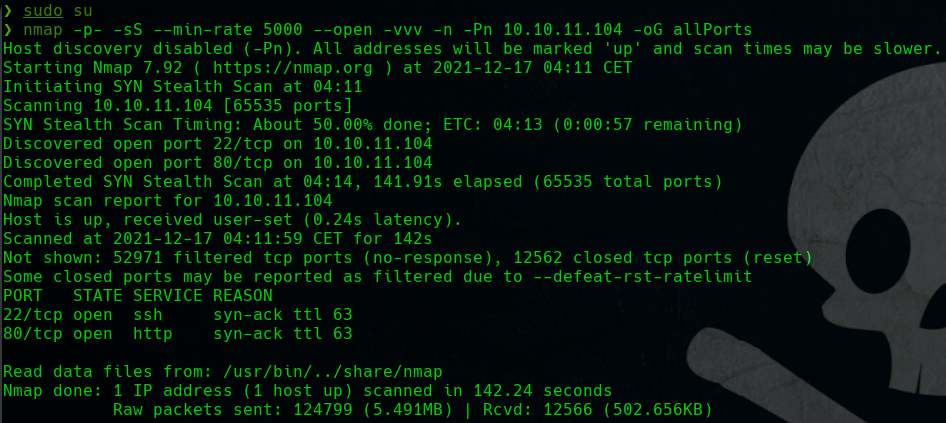 Nmap Scan 1