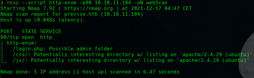 Nmap Scan 3